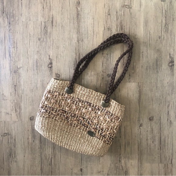 Vintage straw bag - Picture 1 of 3
